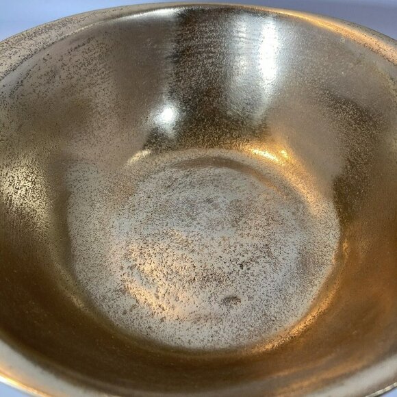 Cravings by Chrissy Teagan Hand Crafted Aluminum Gold Tone Serving Serving Bowl - Picture 3 of 8